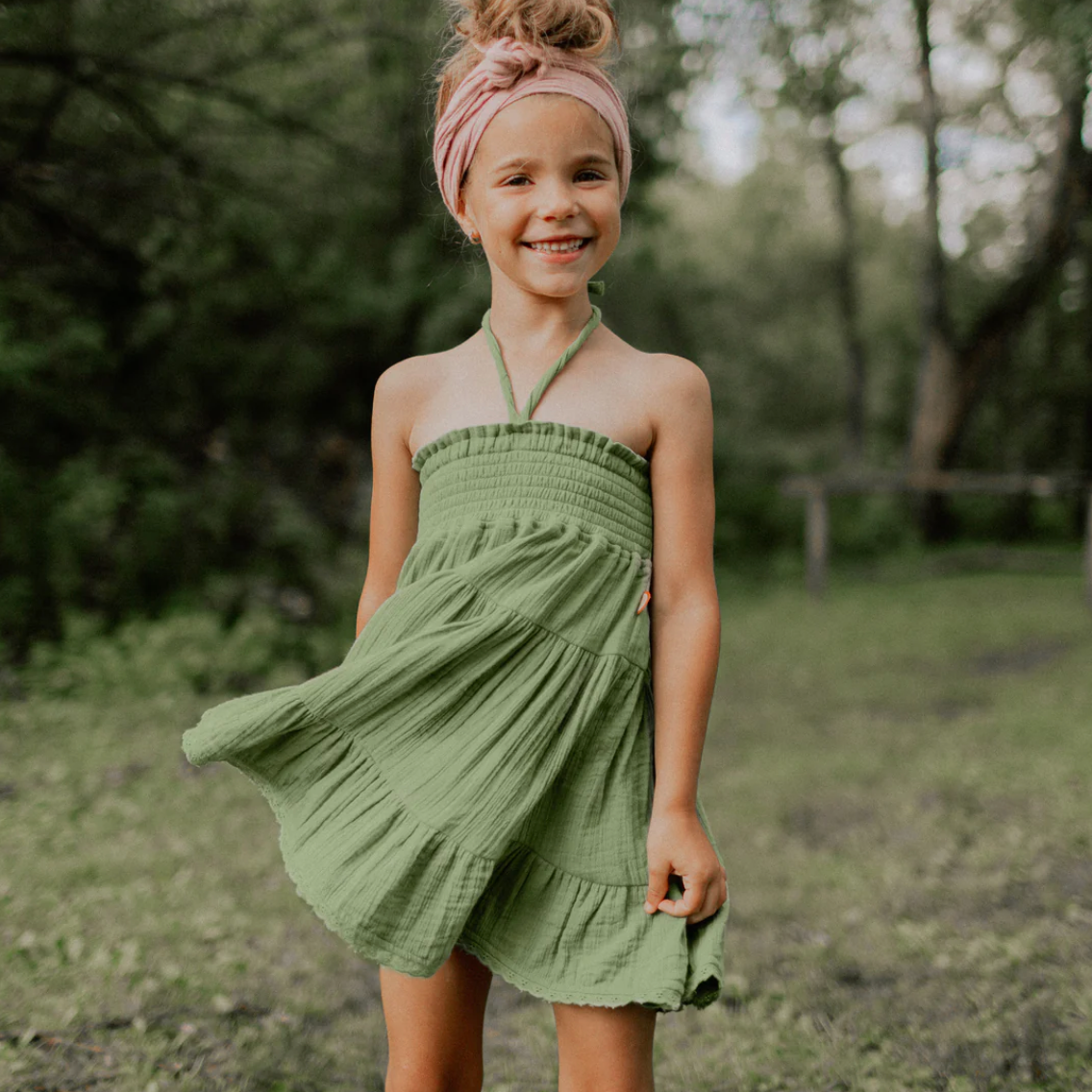 Pistachio Green Skirt Dress