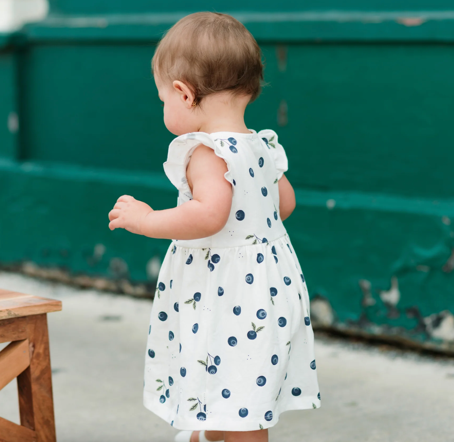 Blueberry Babydoll Dress Lily Kae Children s Boutique