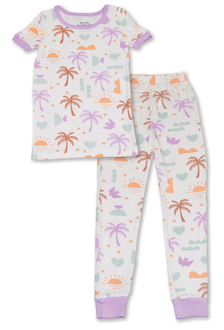 Bamboo Boho Surf 2-Piece Pajama