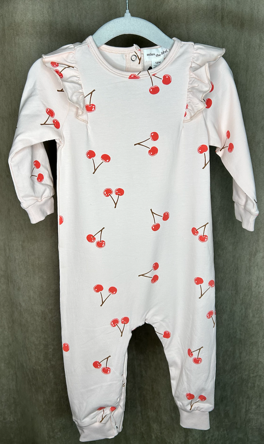 Cherry Ruffle Romper