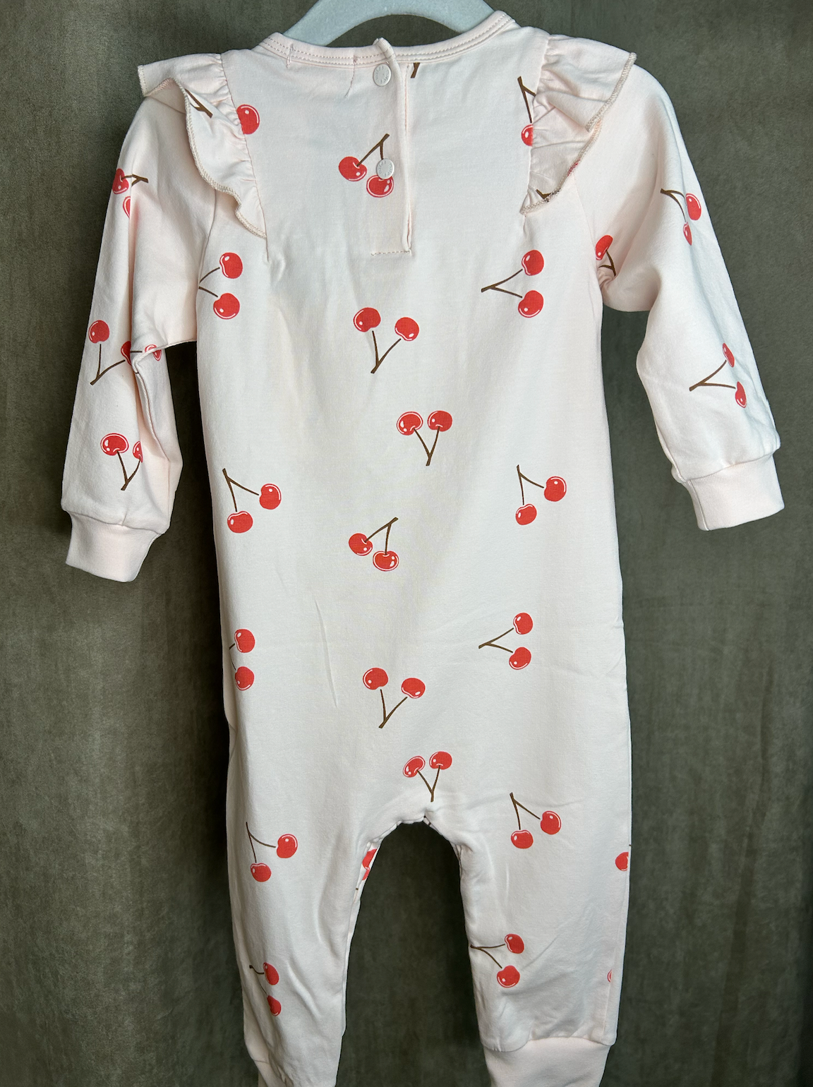 Cherry Ruffle Romper