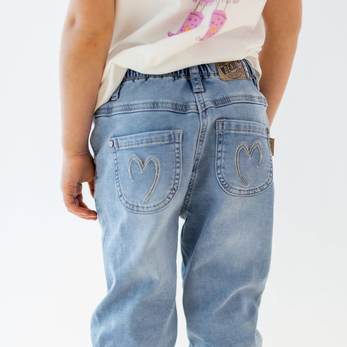 Bow Denim Jogger Child