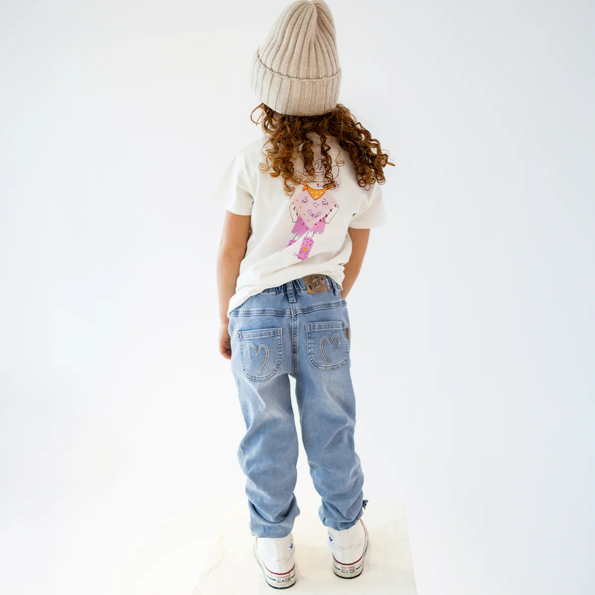 Bow Denim Jogger Child