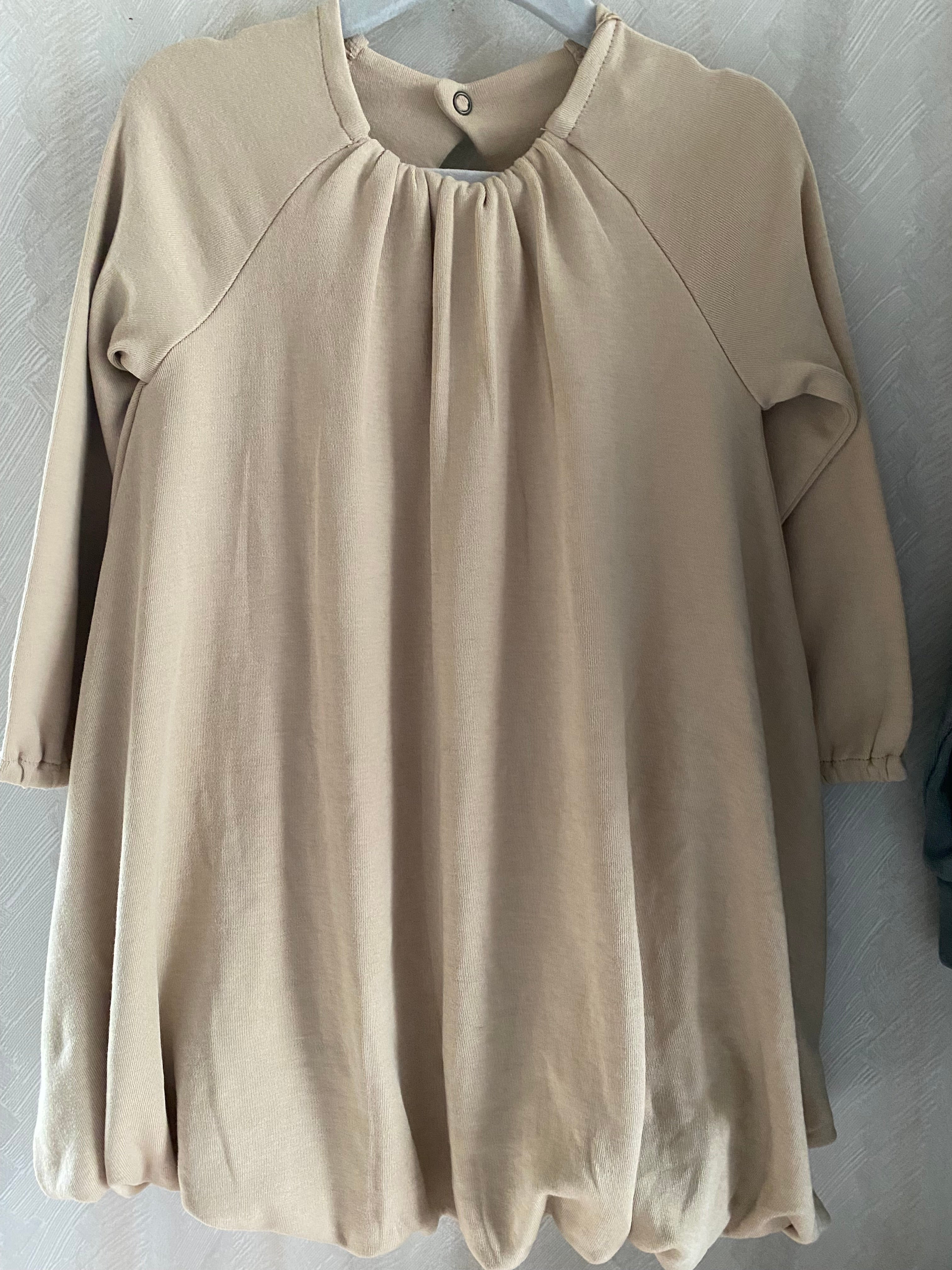 Baby Bubble Dress - Oatmeal