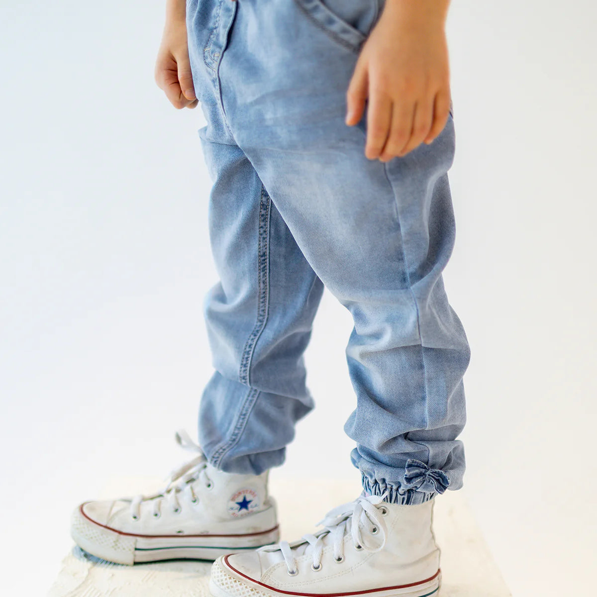 Bow Denim Jogger Child