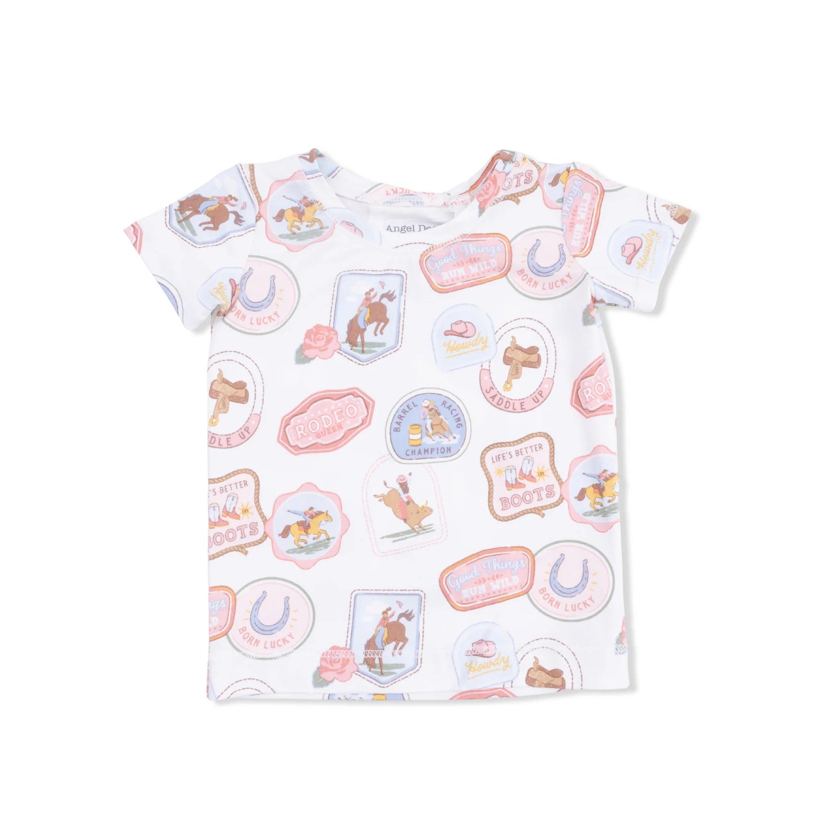 Rodeo Patches Loungewear Set - Pink