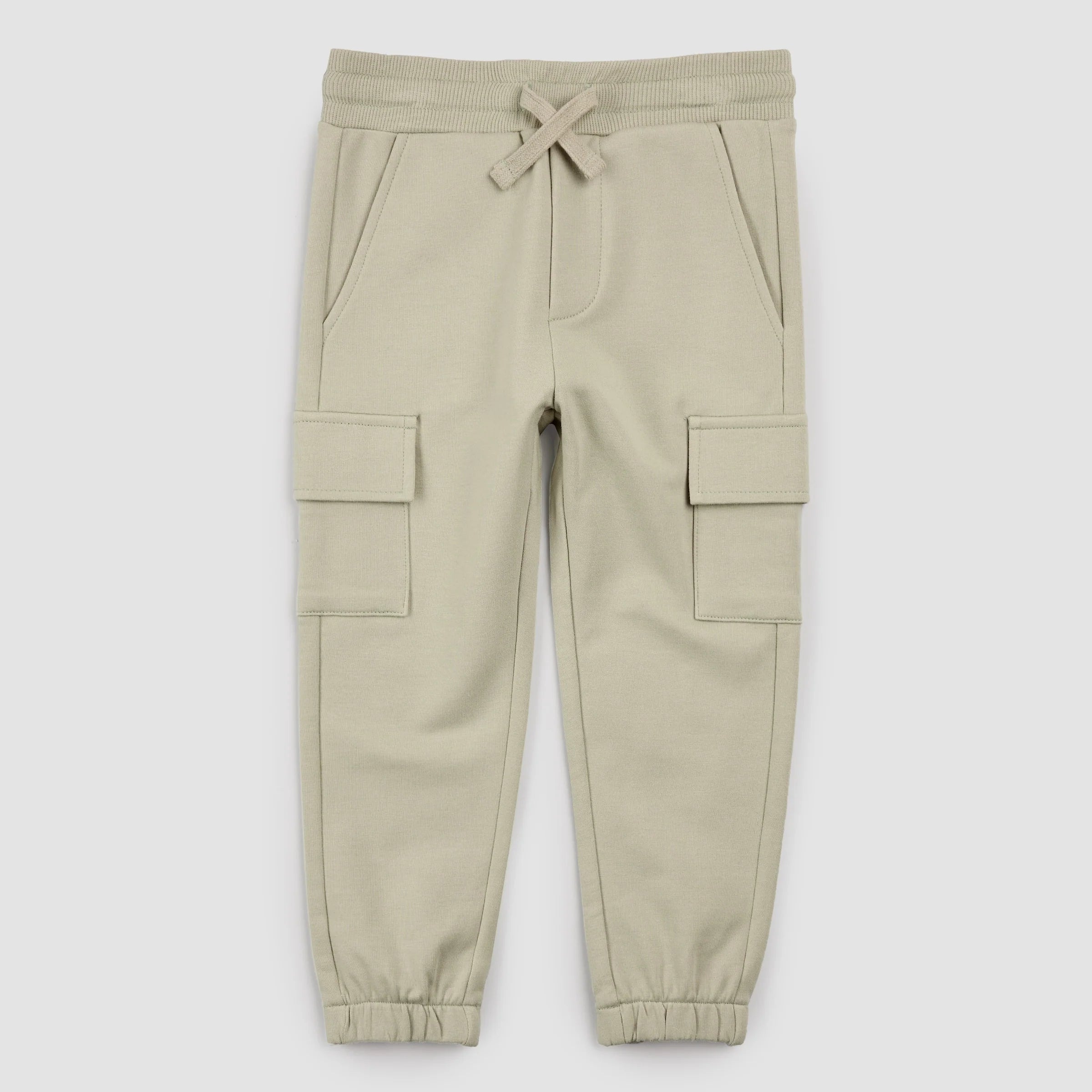 Dusty Green Cargo Joggers