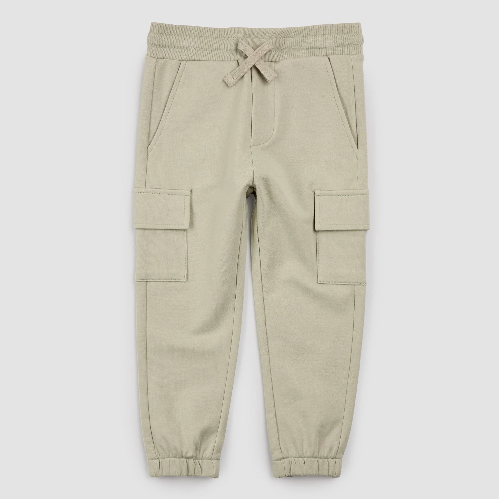 Dusty Green Cargo Joggers