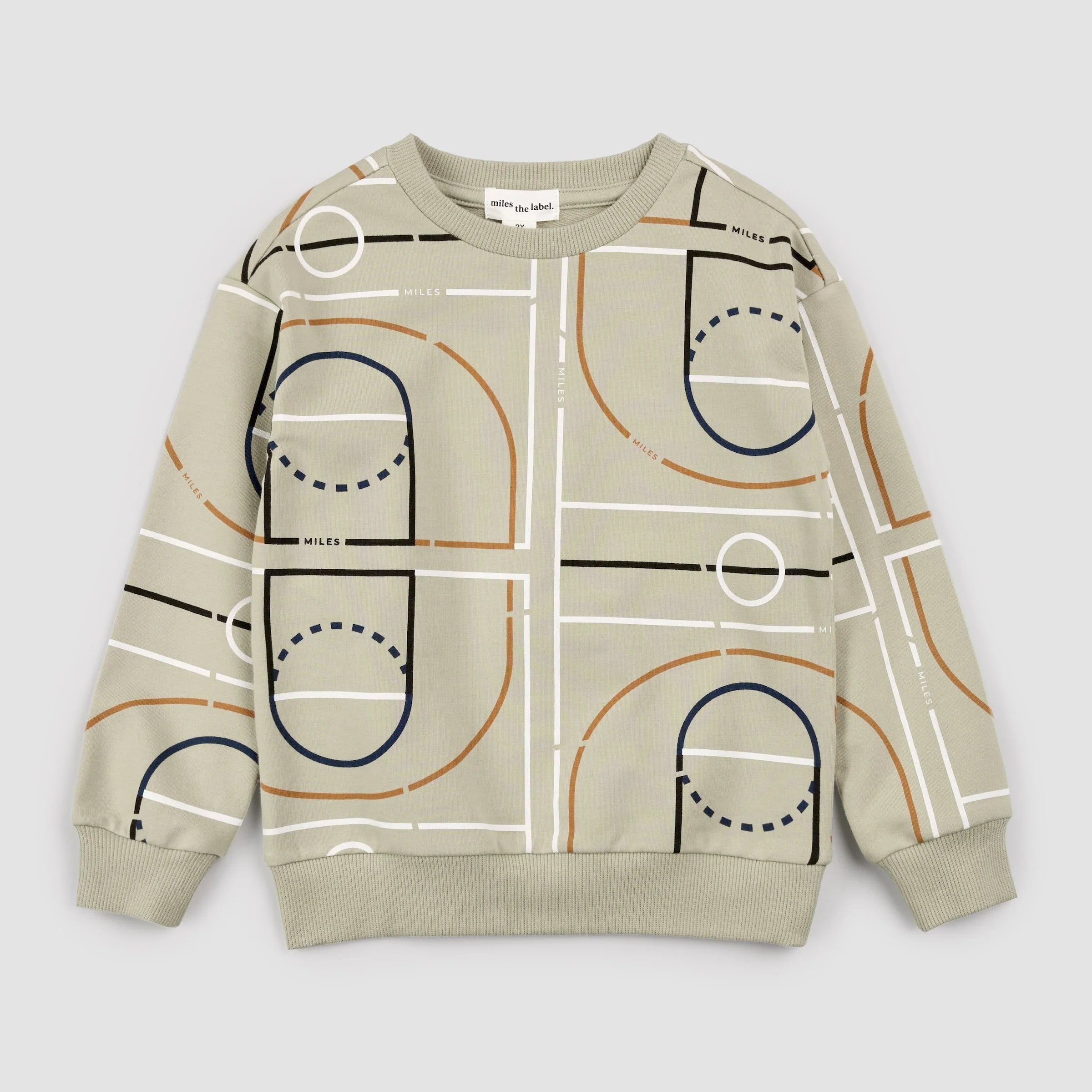 Dusty Green Gymnasium Crewneck