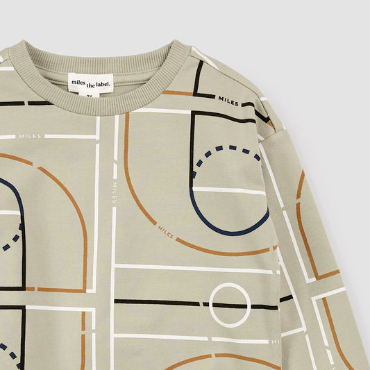 Dusty Green Gymnasium Crewneck