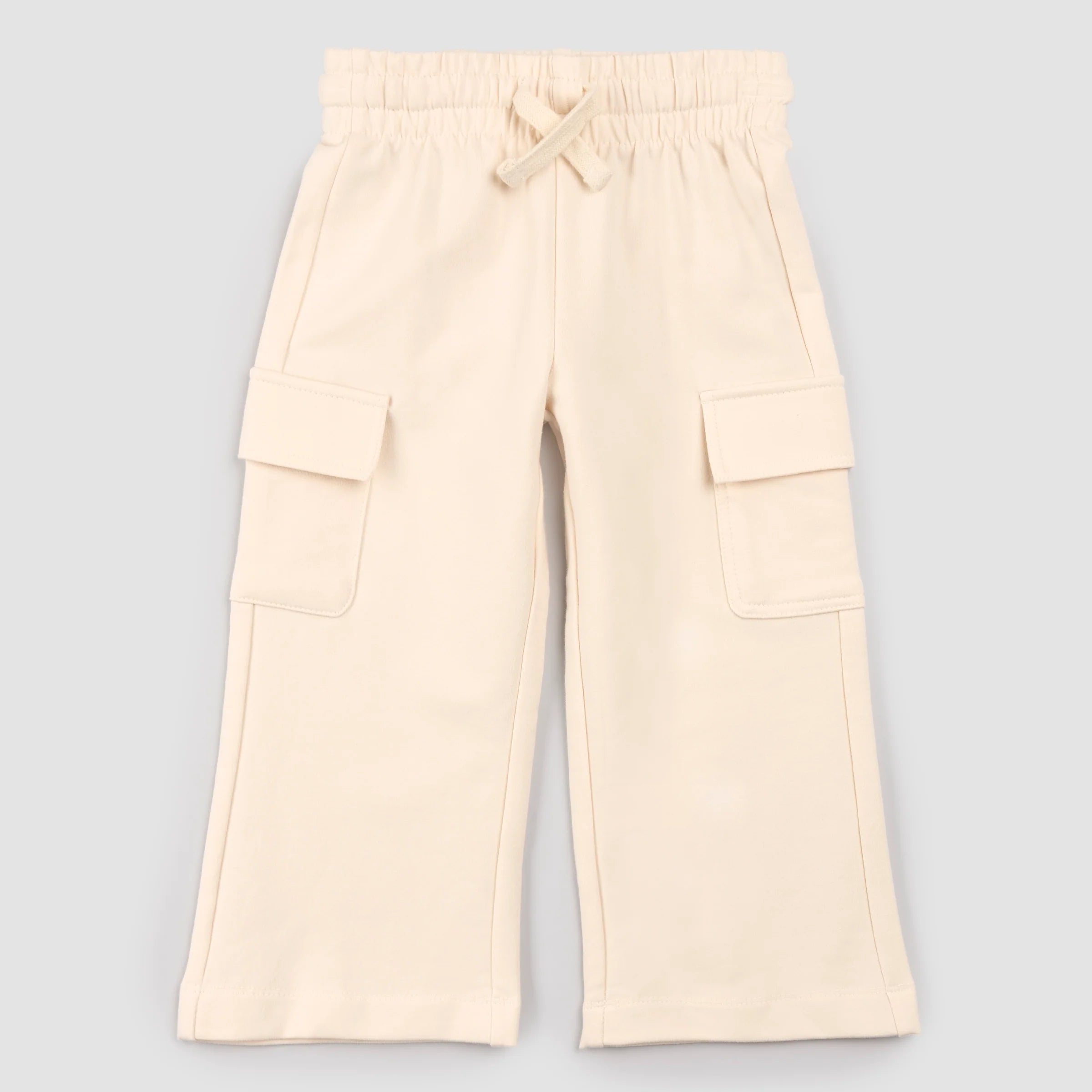 Cream Cargo Joggers