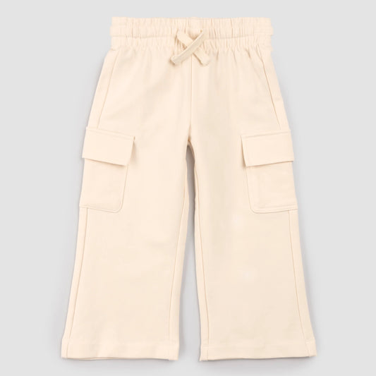 Cream Cargo Joggers