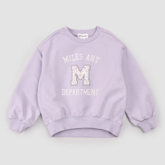 Lilac Miles Crewneck
