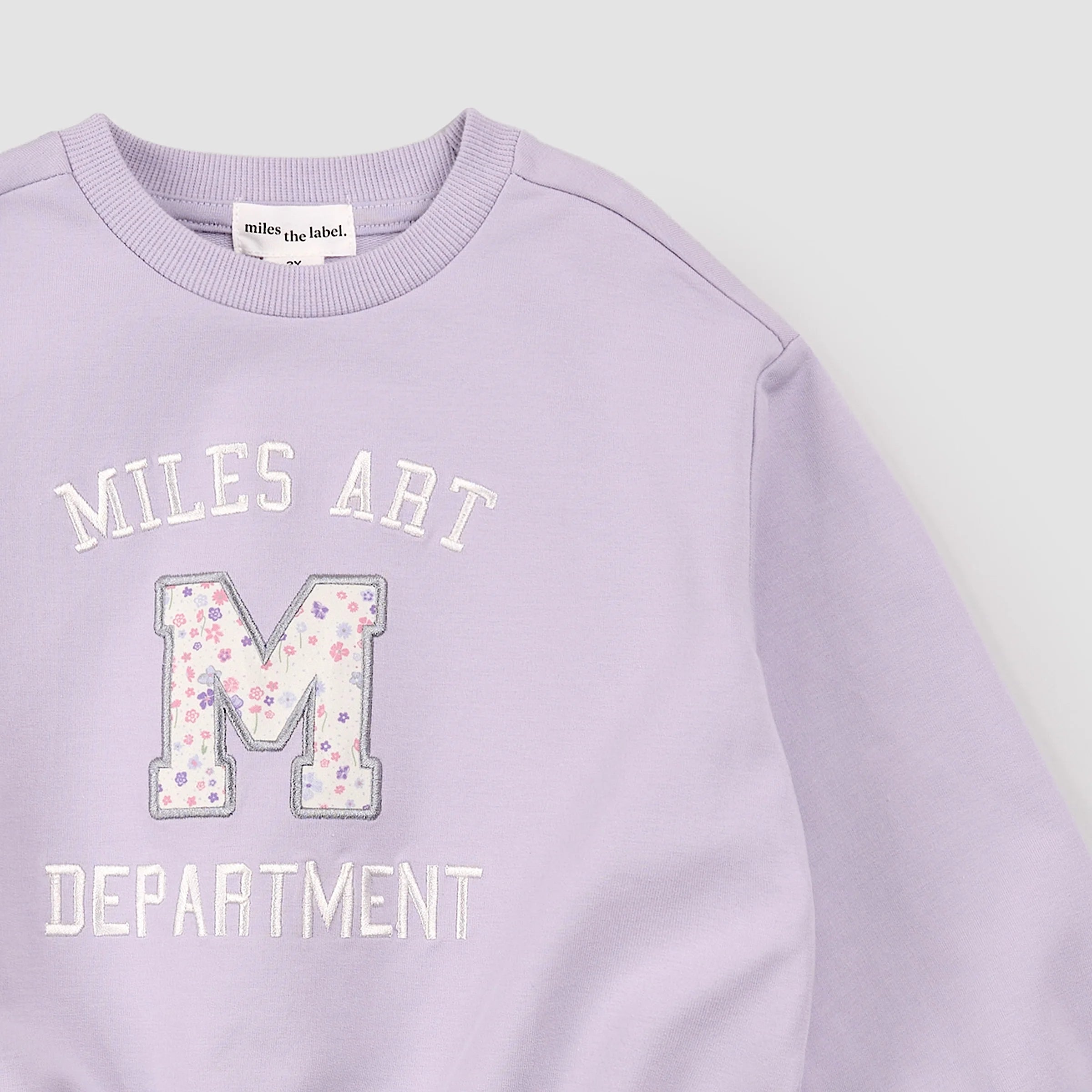Lilac Miles Crewneck