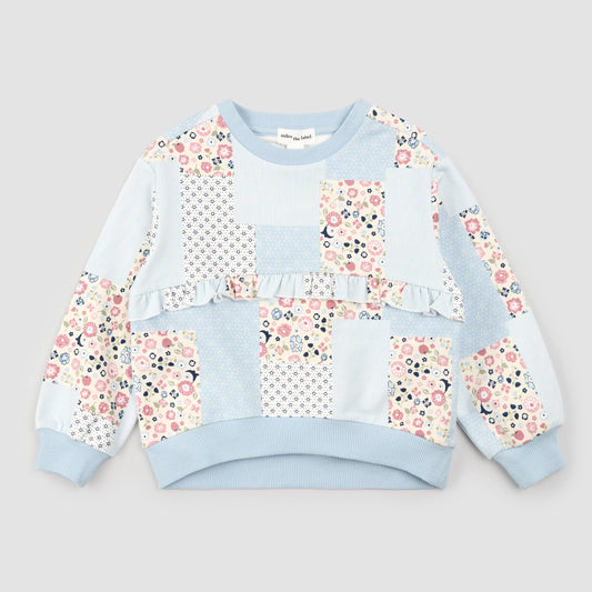 Floral Patchwork Sweatshirt
