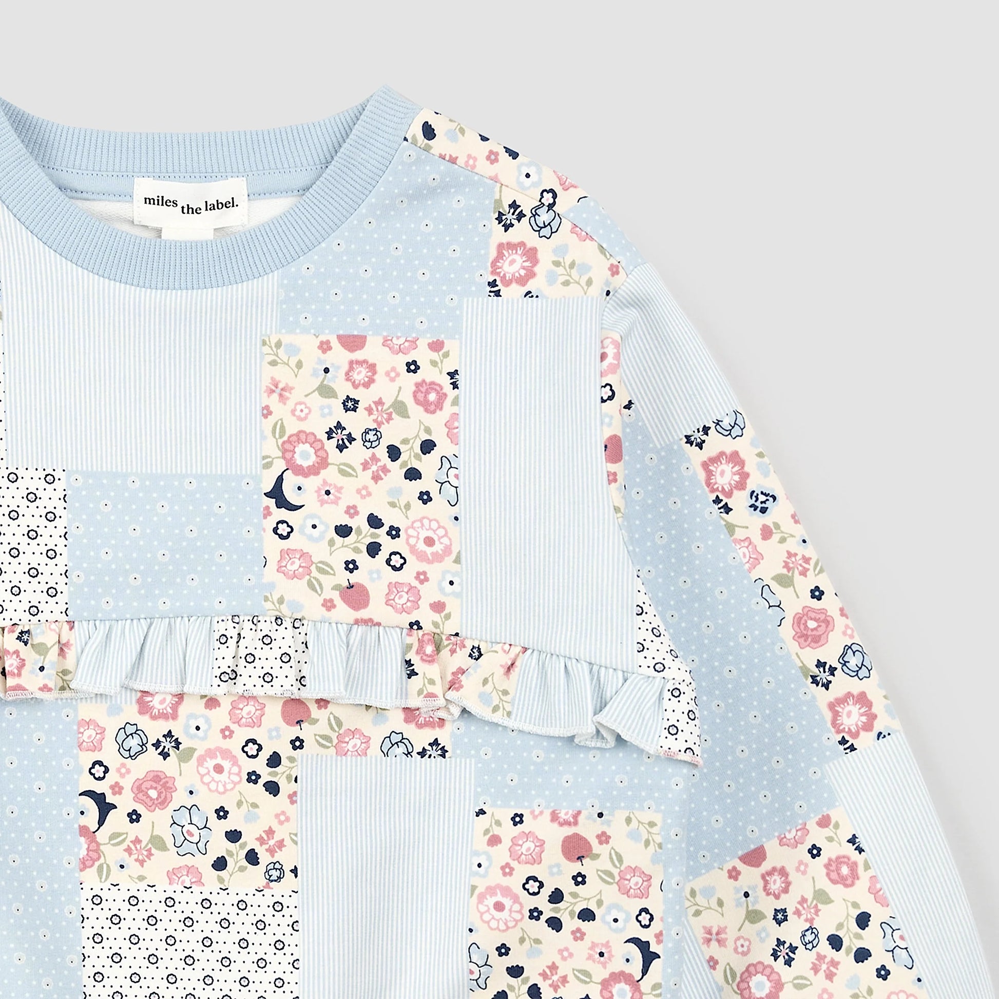 Floral Patchwork Sweatshirt