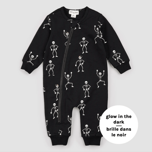 Spooky Deal Glow-in-the-dark Skeleton Playsuit