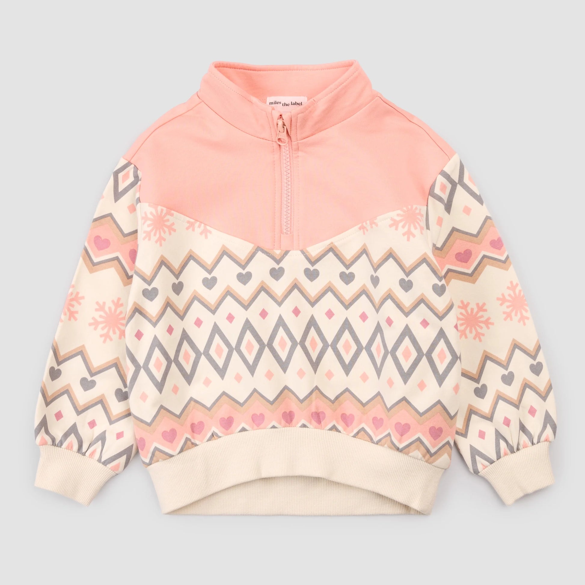 Pink Fleece Sweatshirt