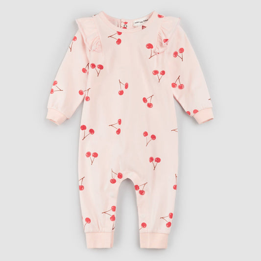 Cherry Ruffle Romper