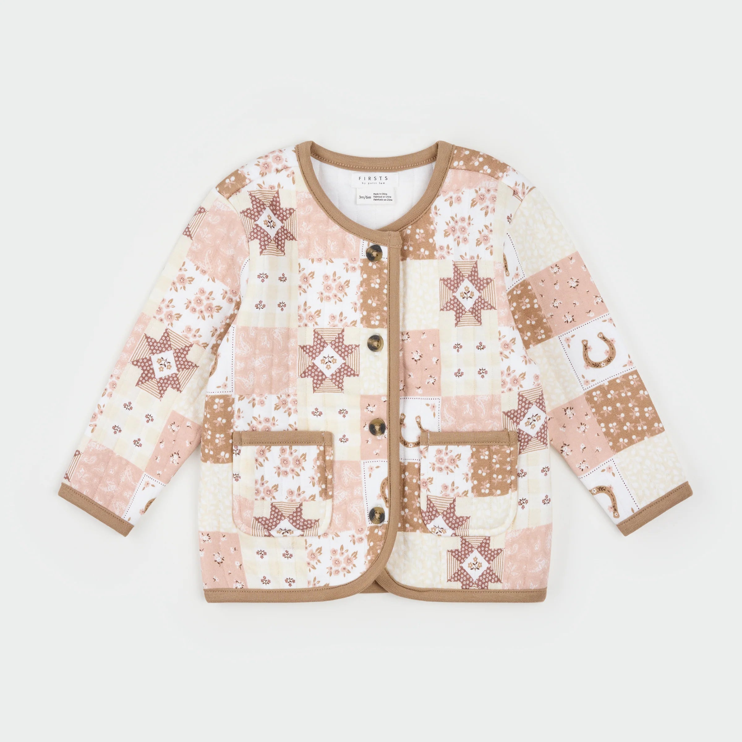 Orchard Patchwork Quilted Cardigan