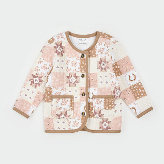 Orchard Patchwork Quilted Cardigan