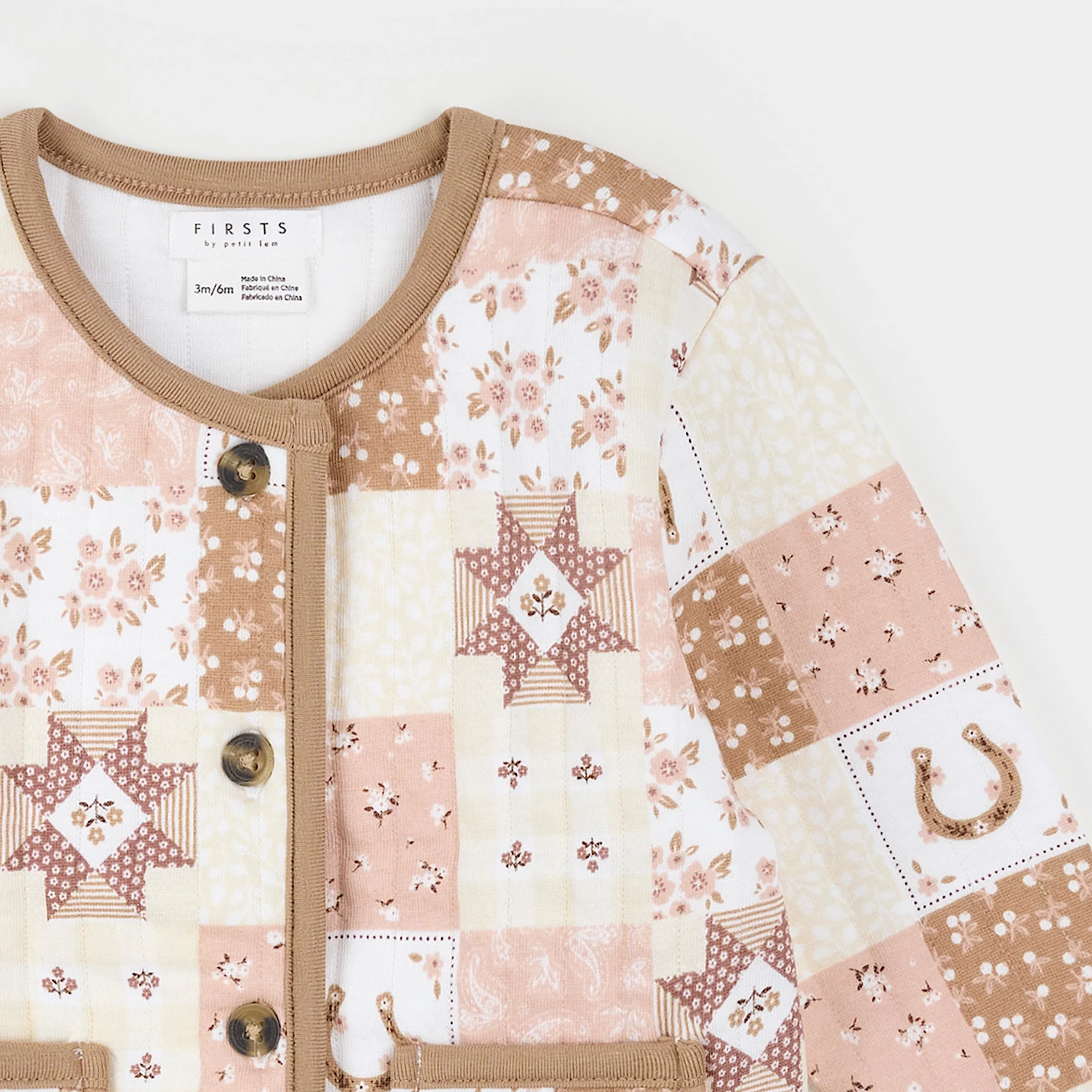 Orchard Patchwork Quilted Cardigan