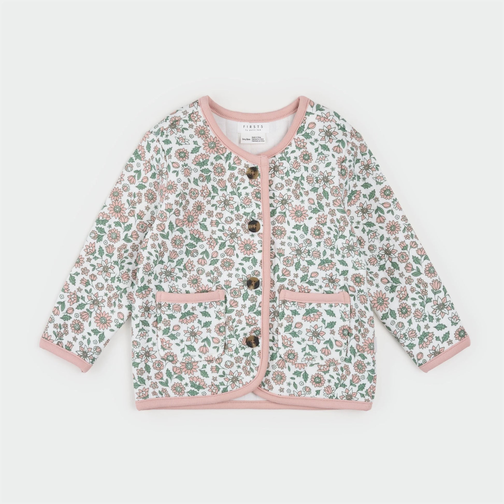 Farm Floral Quilted Cardigan