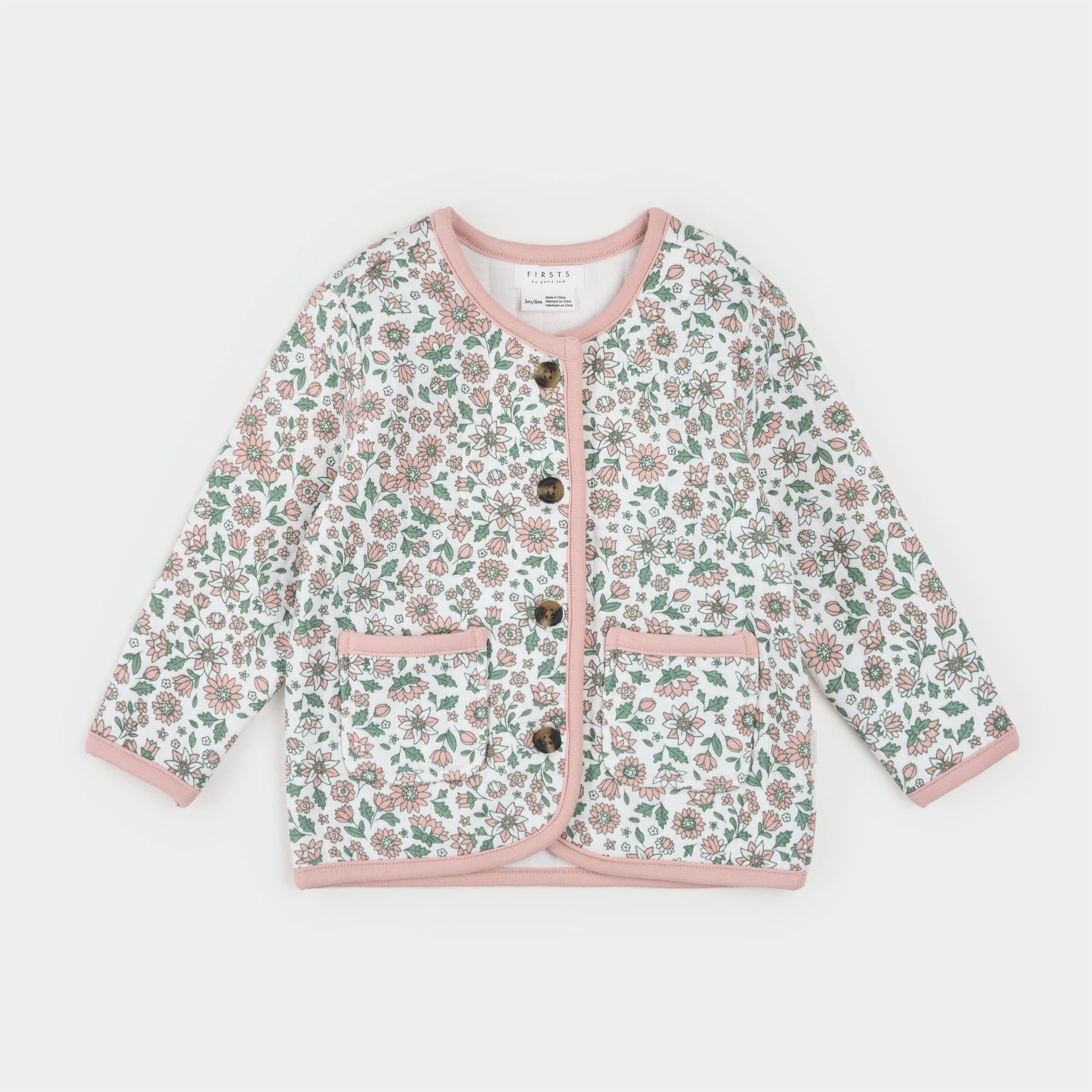 Farm Floral Quilted Cardigan