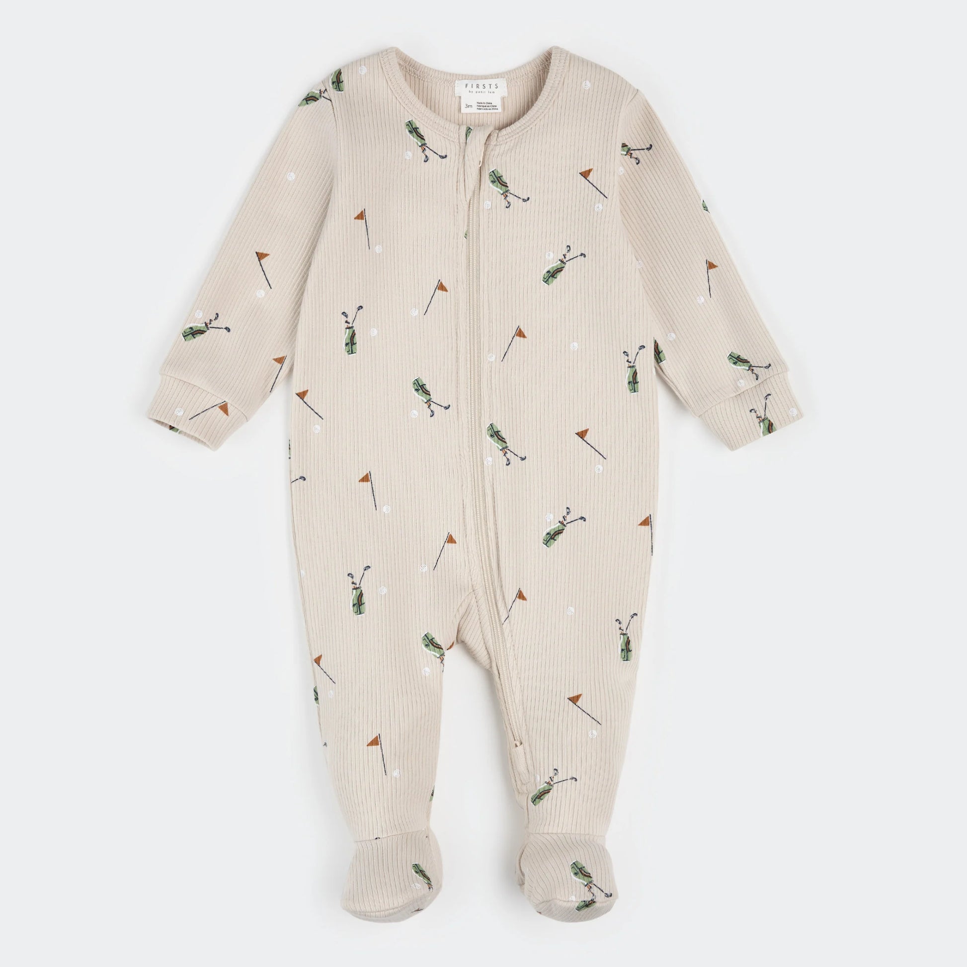 Golf Caddy Footed Romper