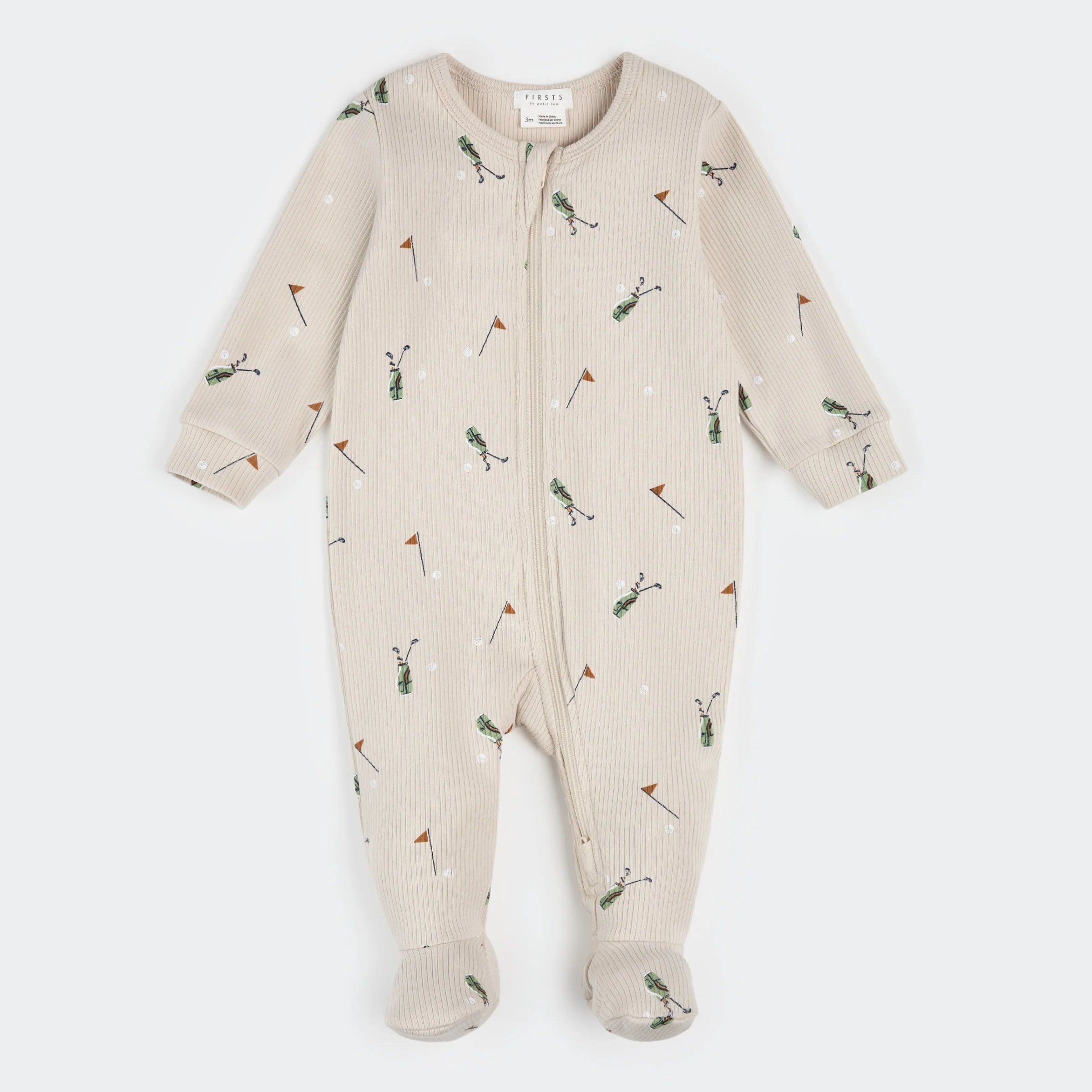 Golf Caddy Footed Romper