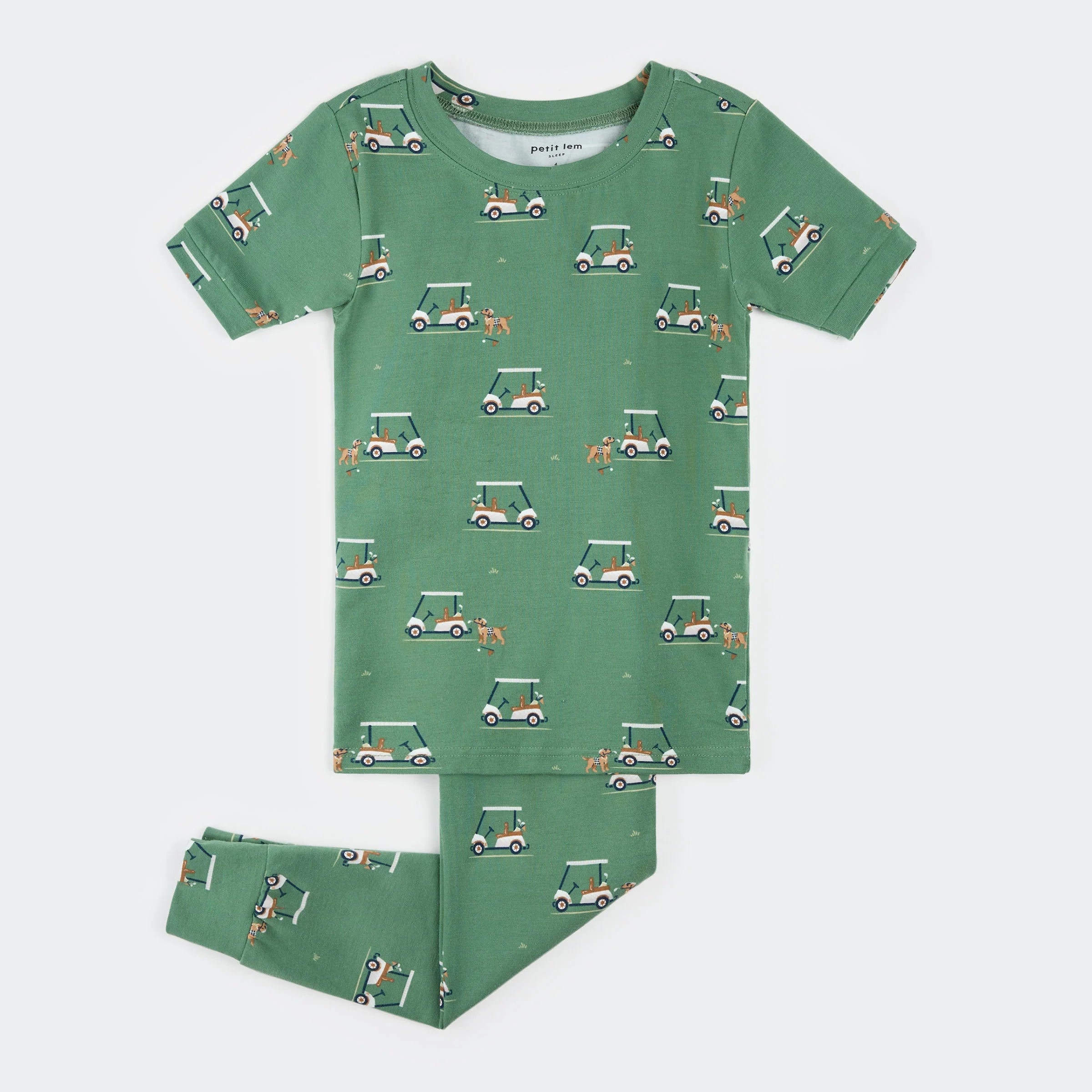 Golf Carts & Puppies PJ Set