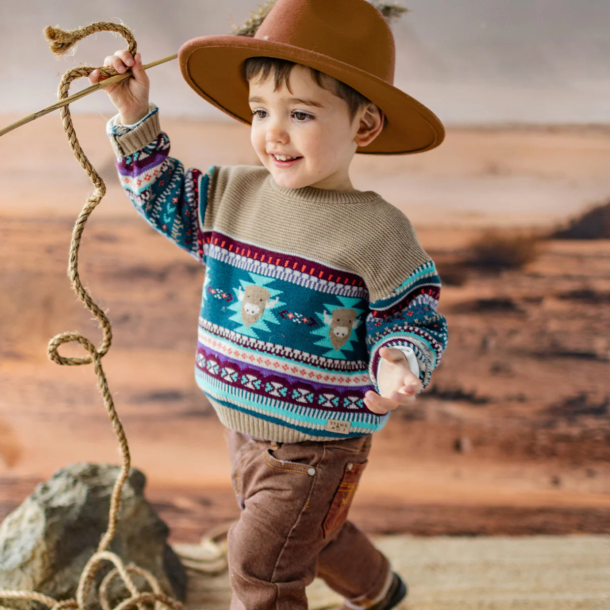 Rusty Brown Jean, Baby