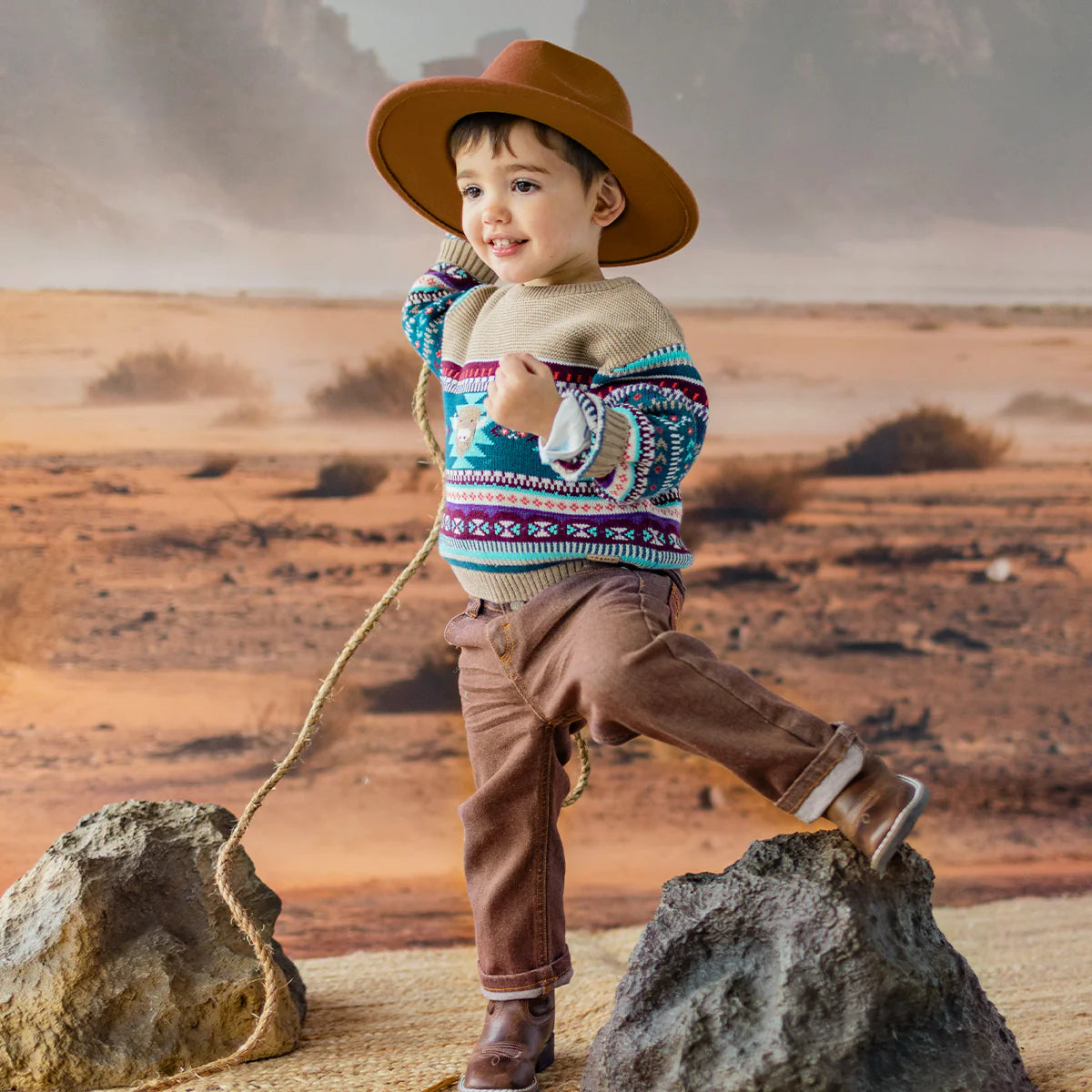 Rusty Brown Jean, Baby
