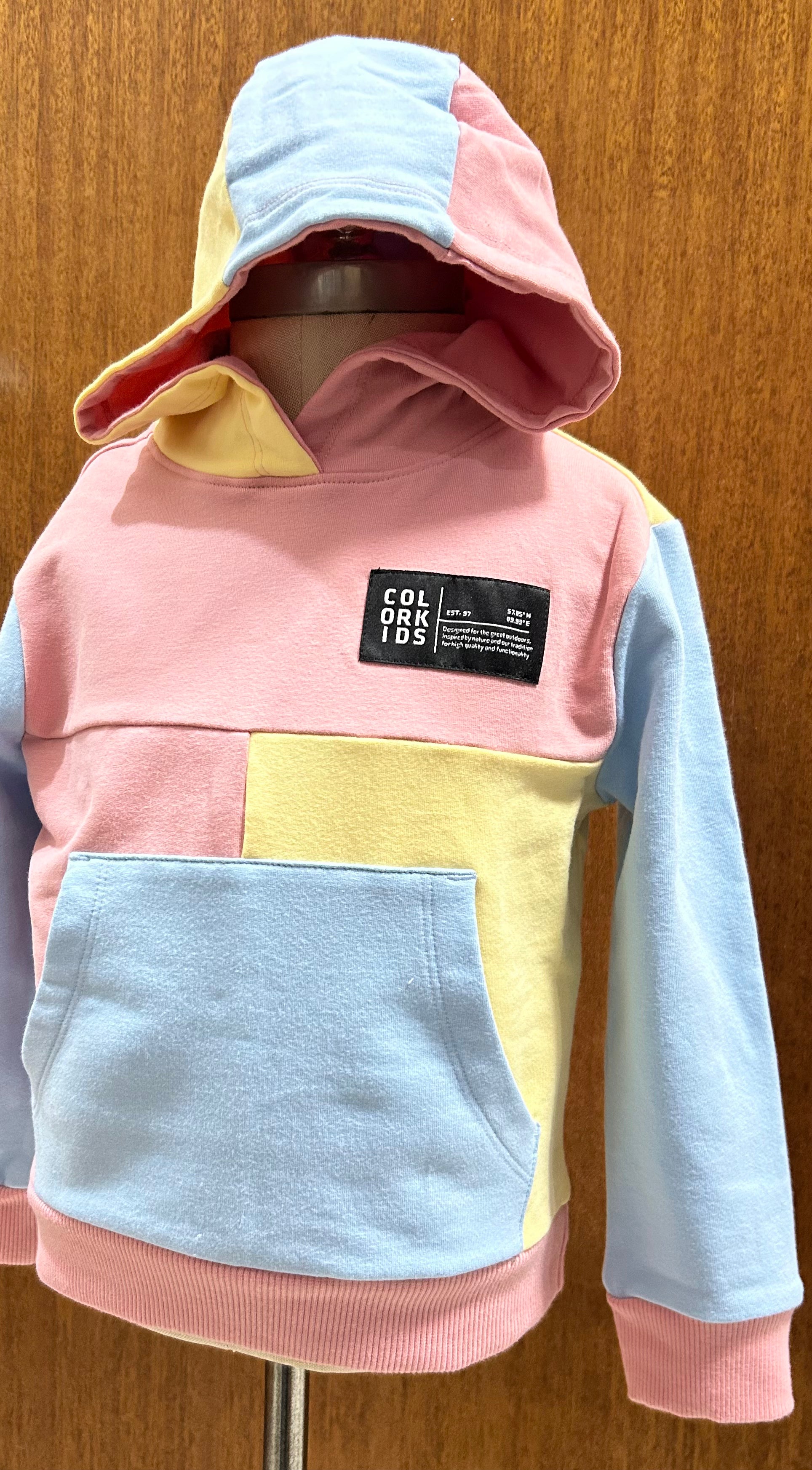 Cotton Candy Colourblock Hoodie
