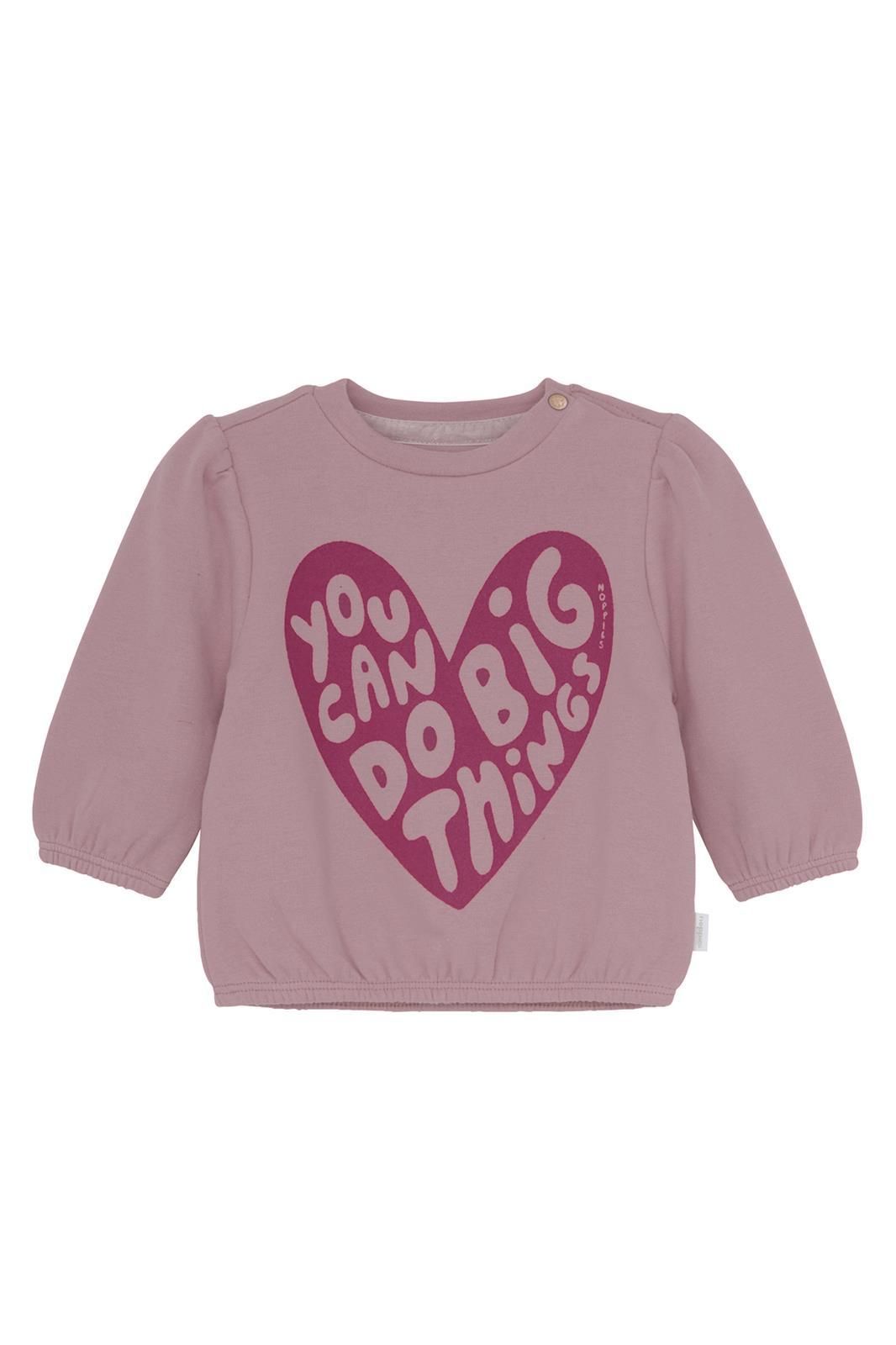 Magenta Heart Sweater
