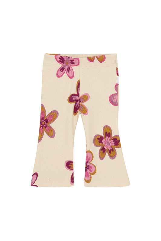 Floral Pink Flared Legging