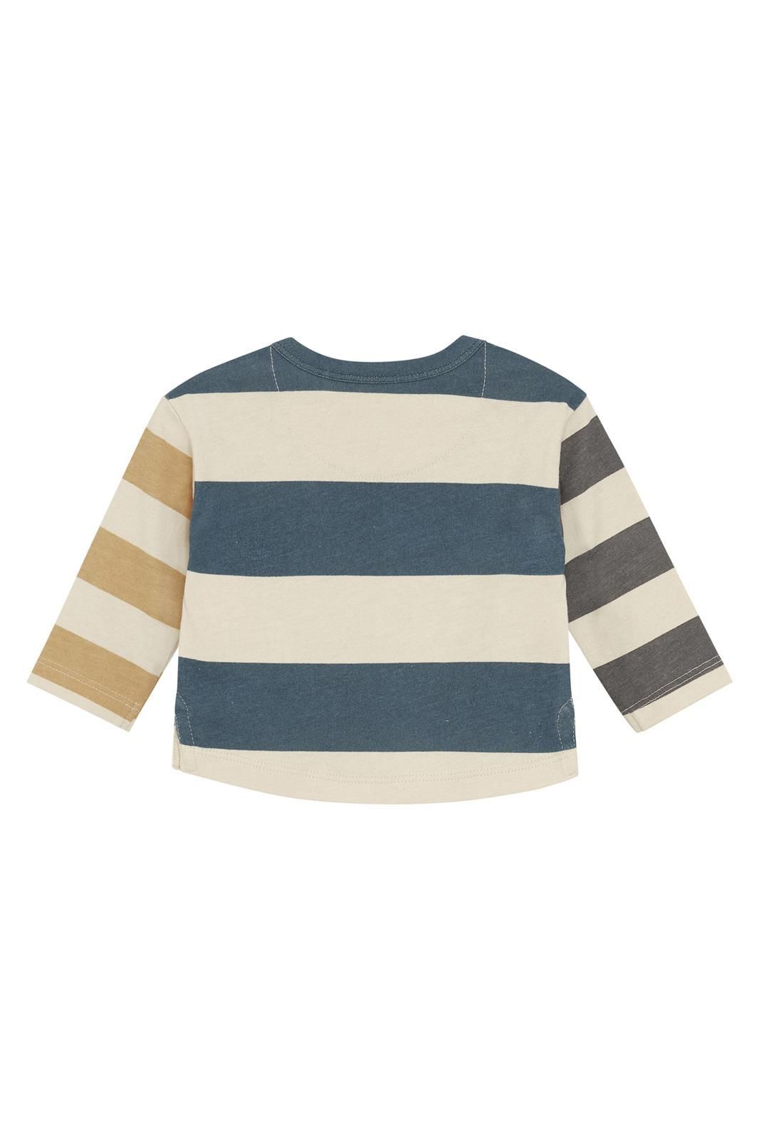 Abstract Stripe Long-Sleeve