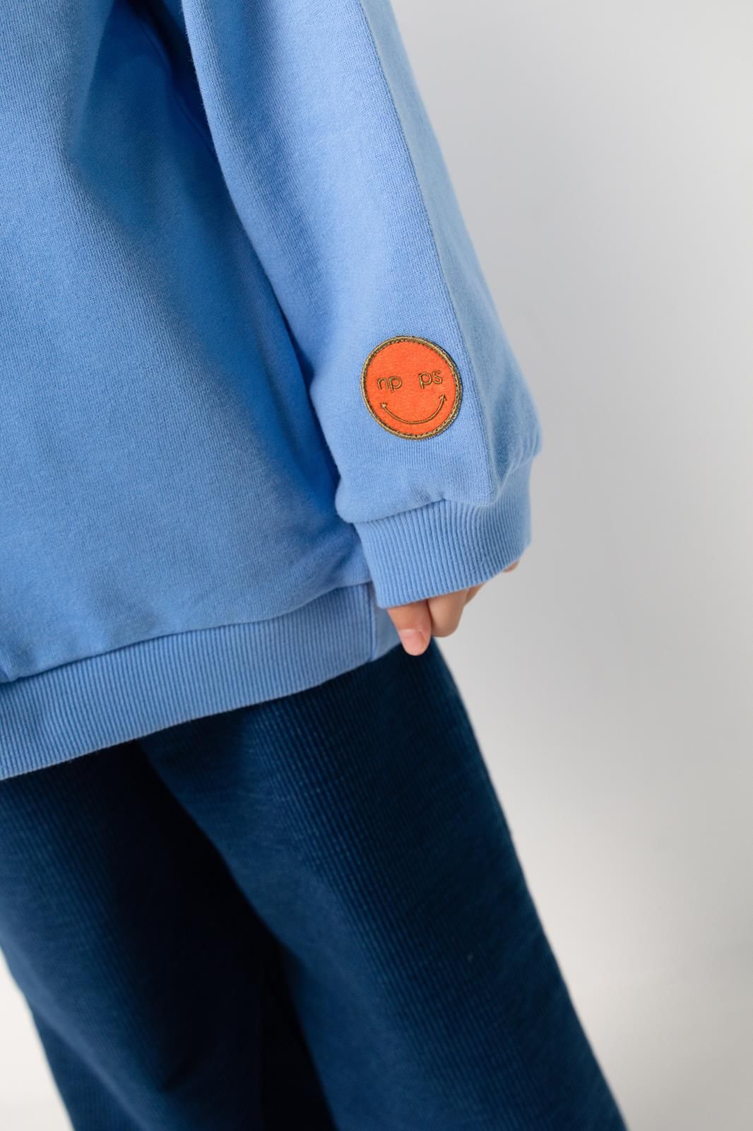 'Love' Baby Blue Crewneck