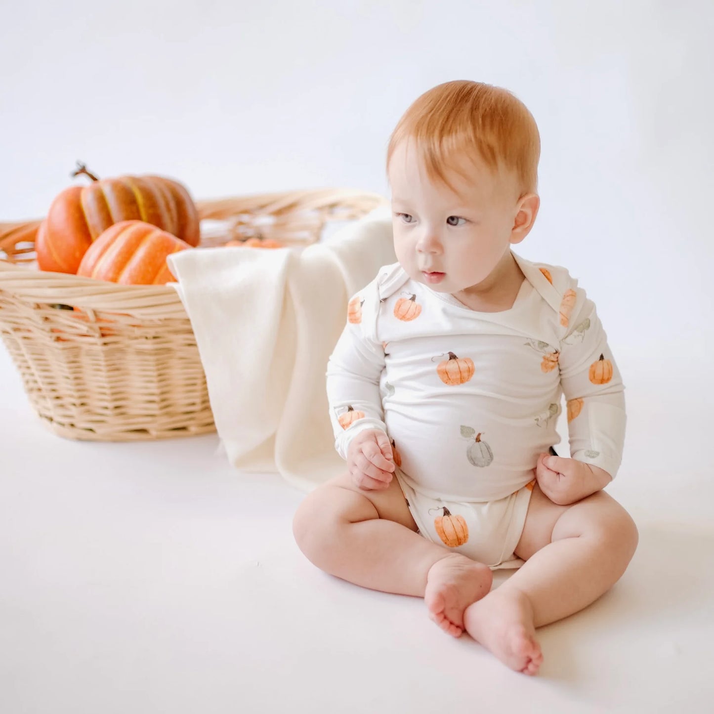 Long Sleeve Onsie - Pumpkin