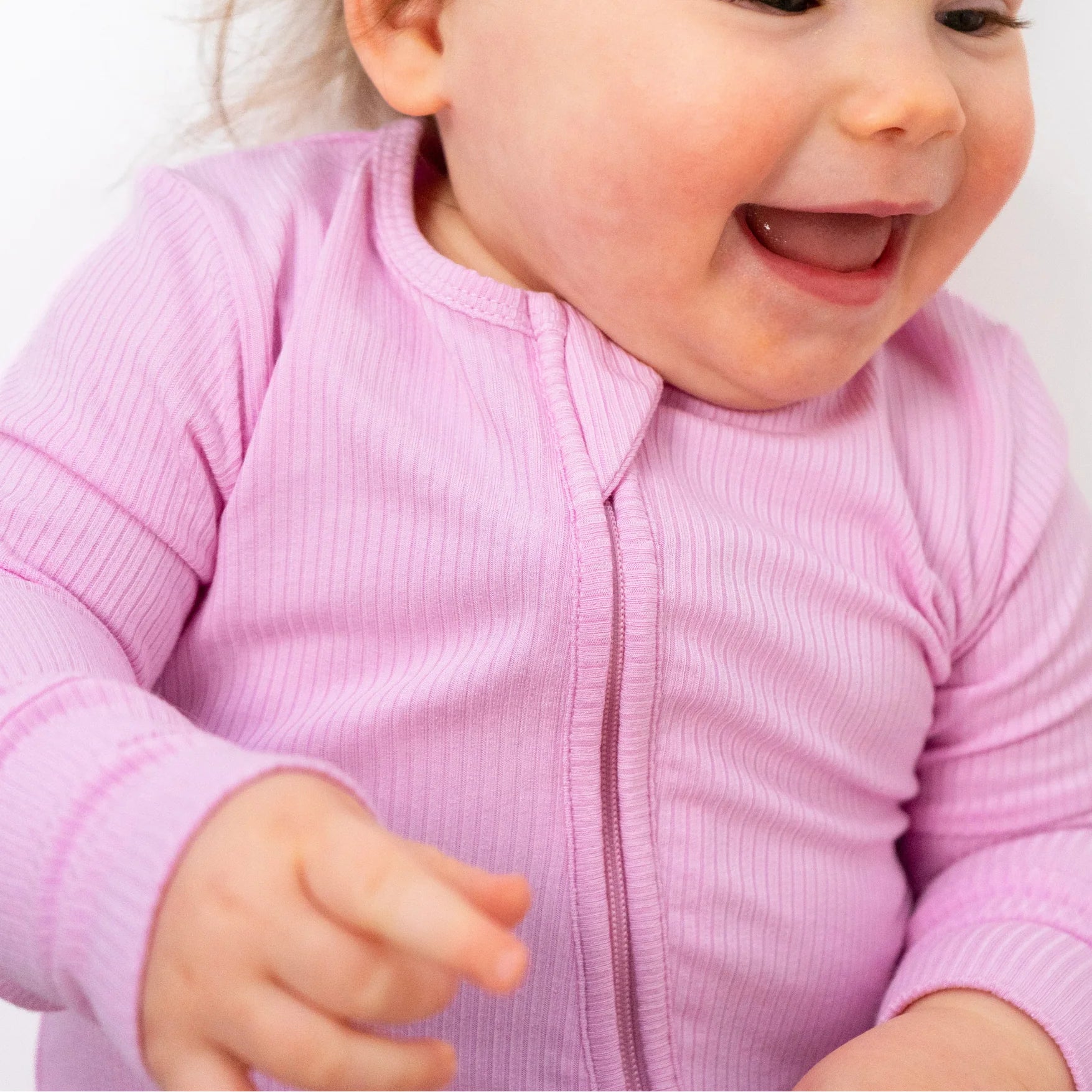 Sleeper with Fold Over Cuffs - Pastel Orchid