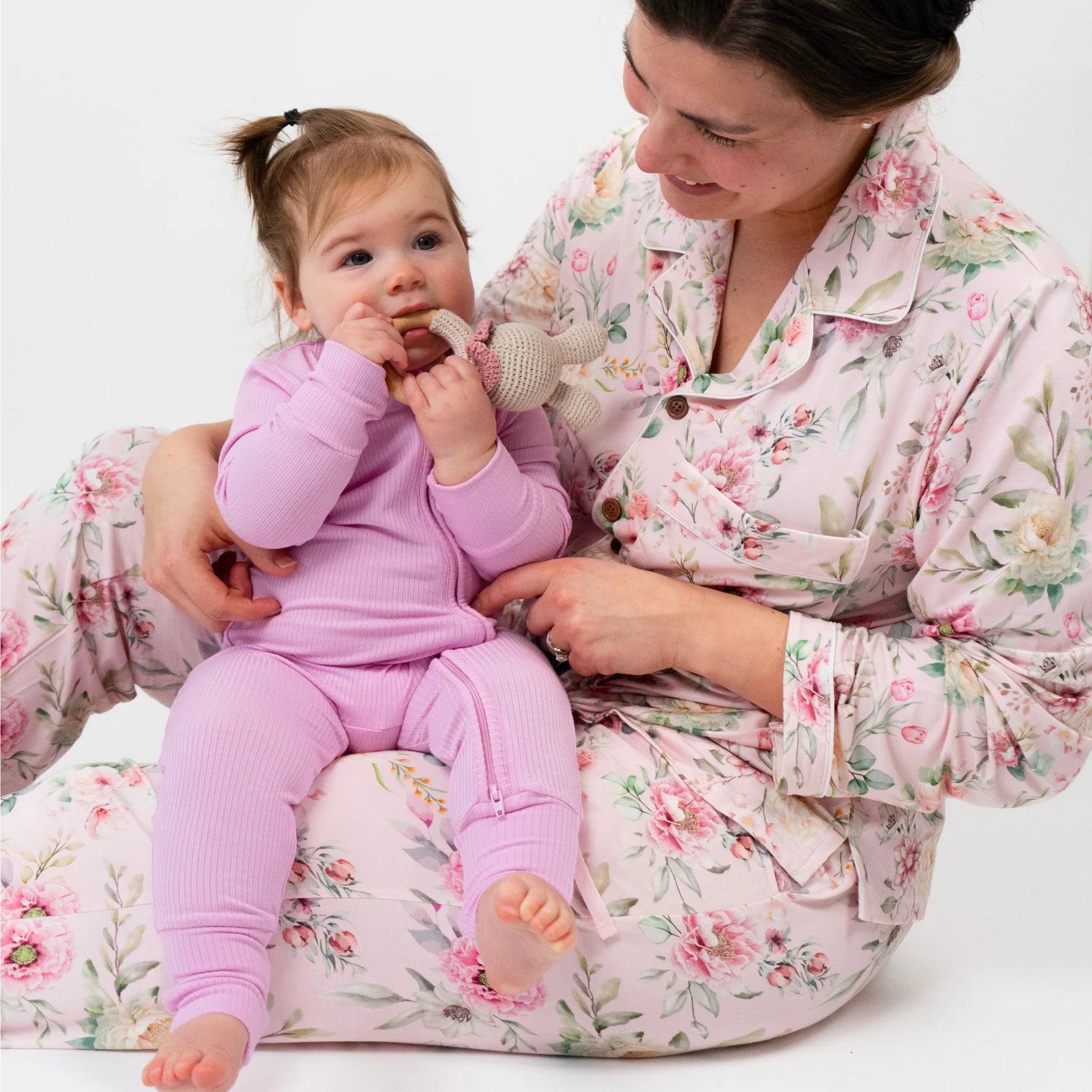 Sleeper with Fold Over Cuffs - Pastel Orchid