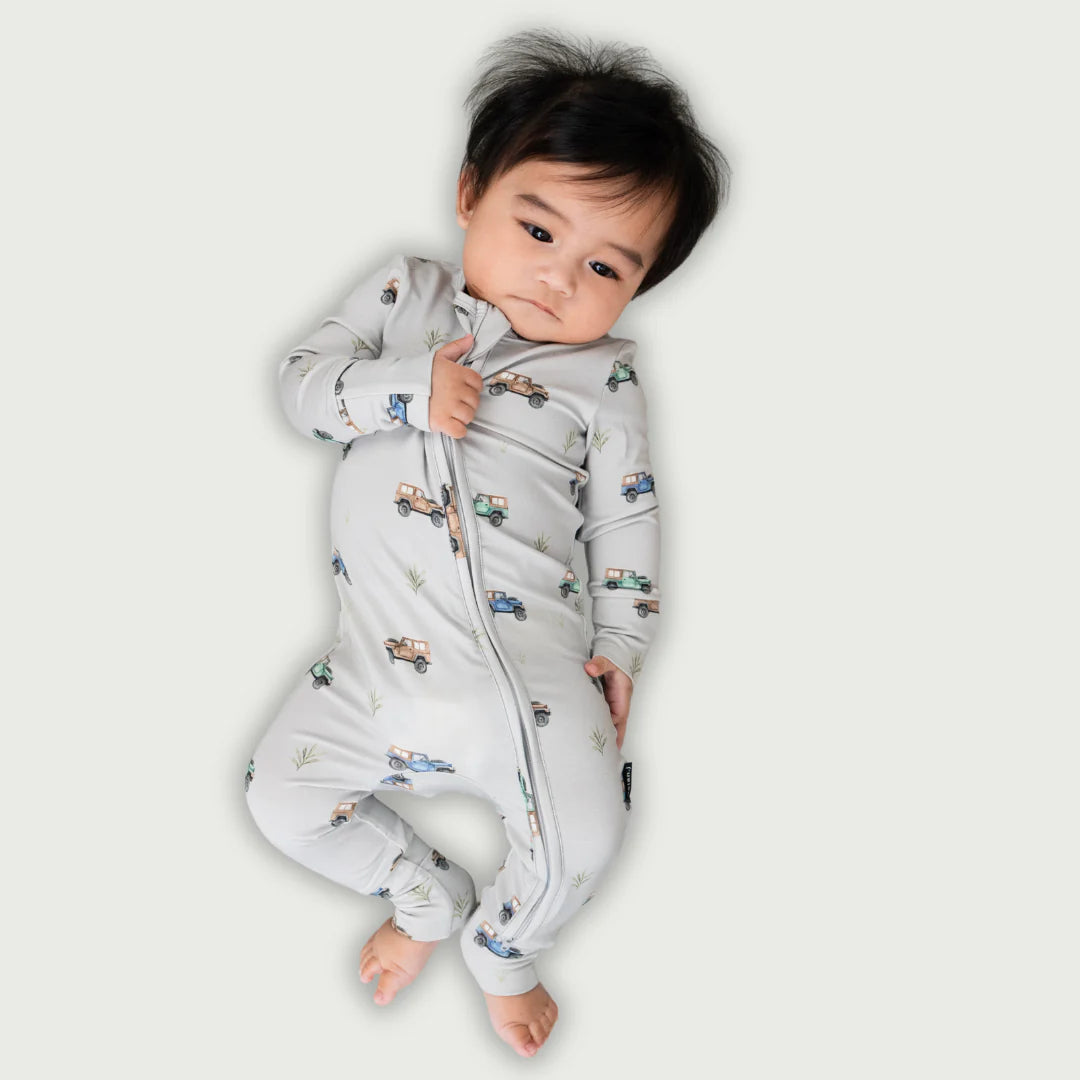 Sleeper with Fold Over Cuffs - Jeeps