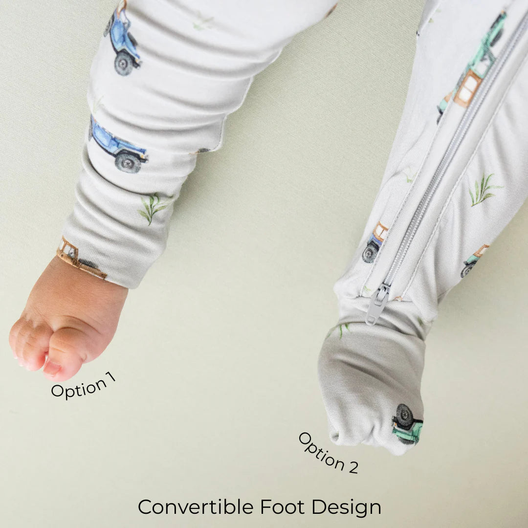 Sleeper with Fold Over Cuffs - Jeeps