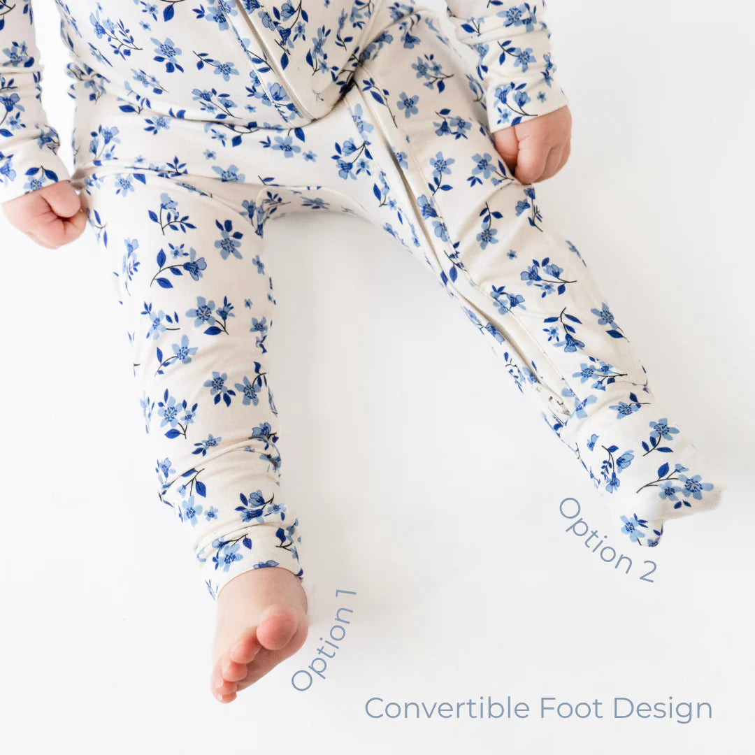 Sleeper with Fold Over Cuffs - Bluebell