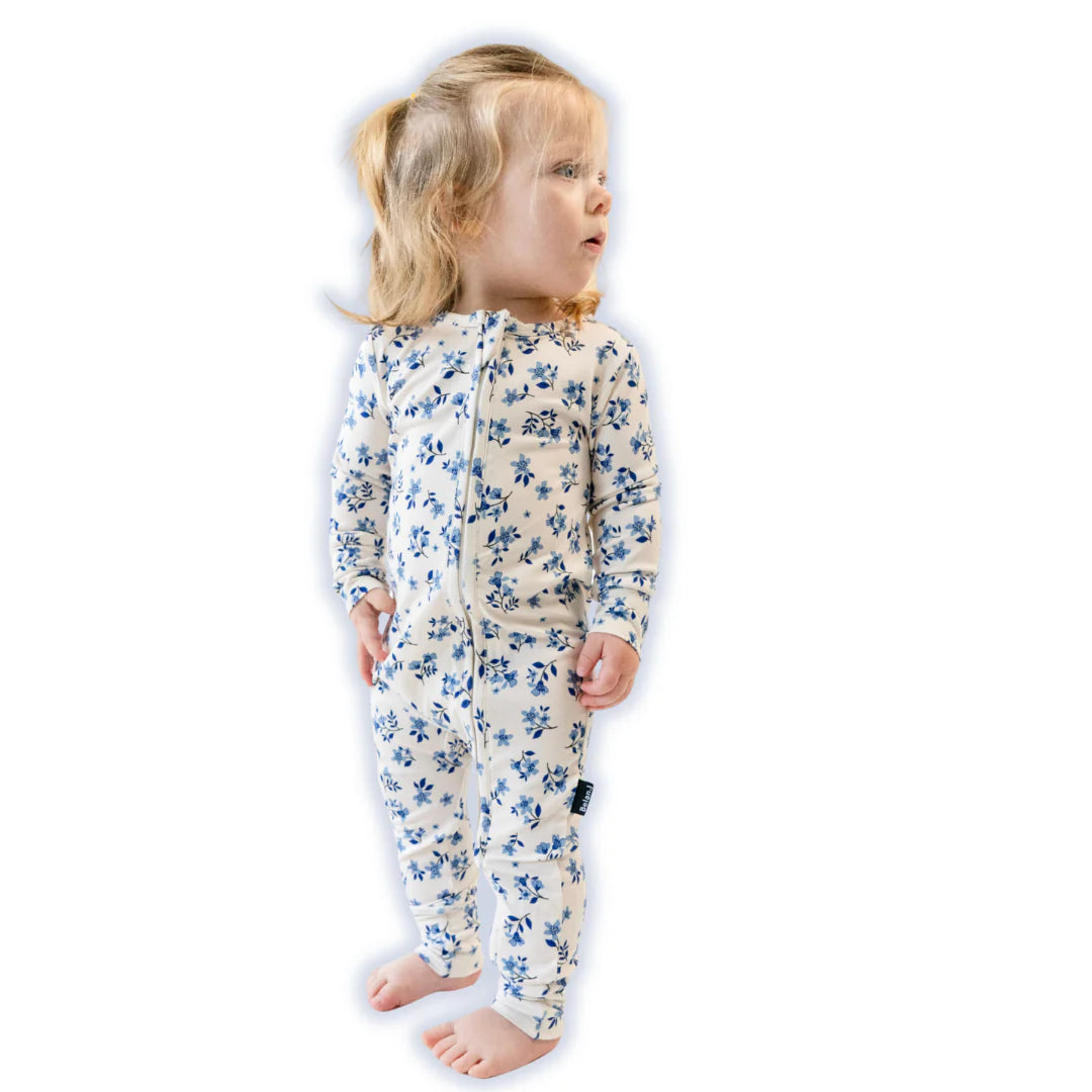 Sleeper with Fold Over Cuffs - Bluebell