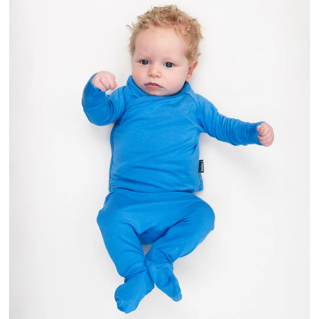 Bamboo Kimono Set - Lake Blue