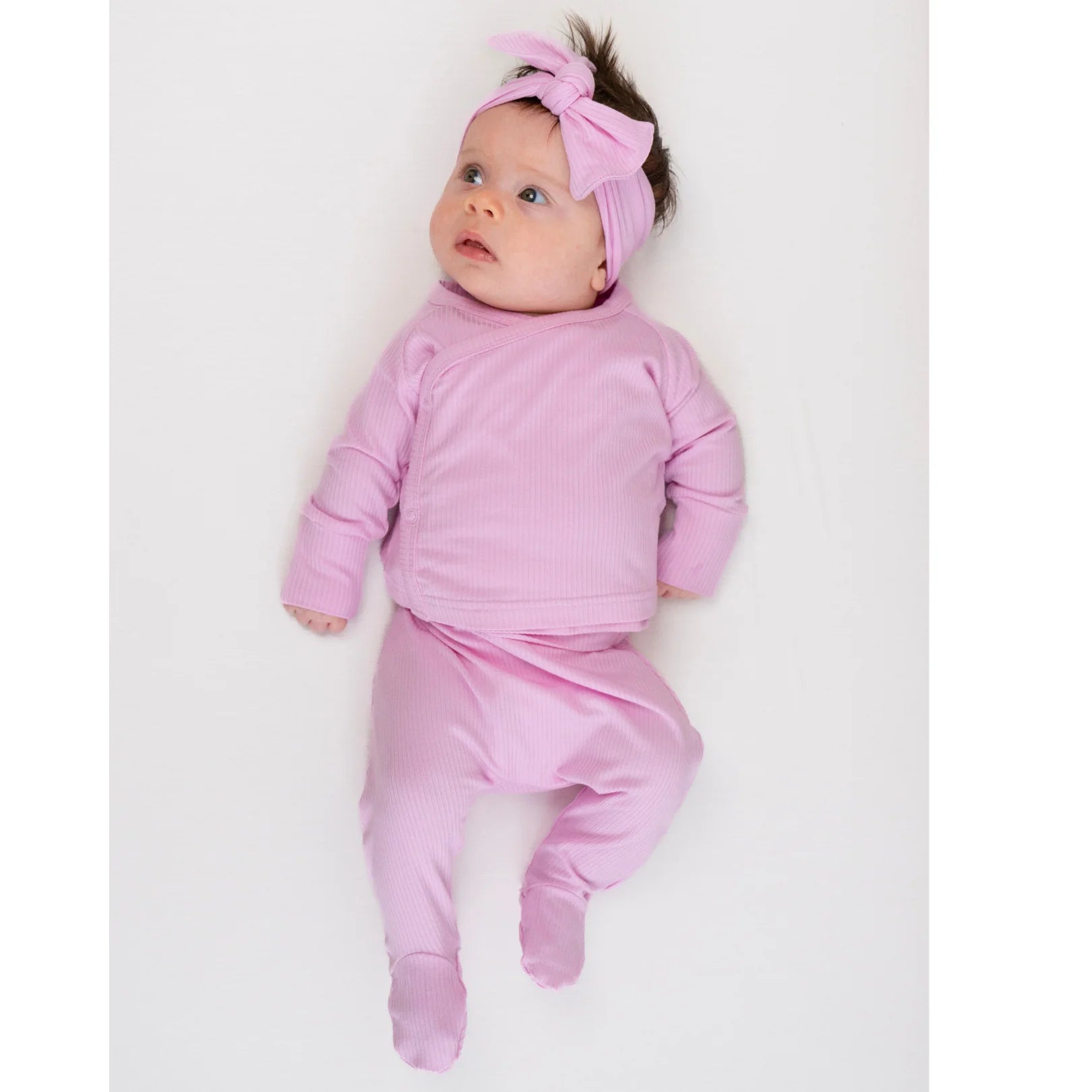 Bamboo Kimono Set - Pastel Orchid