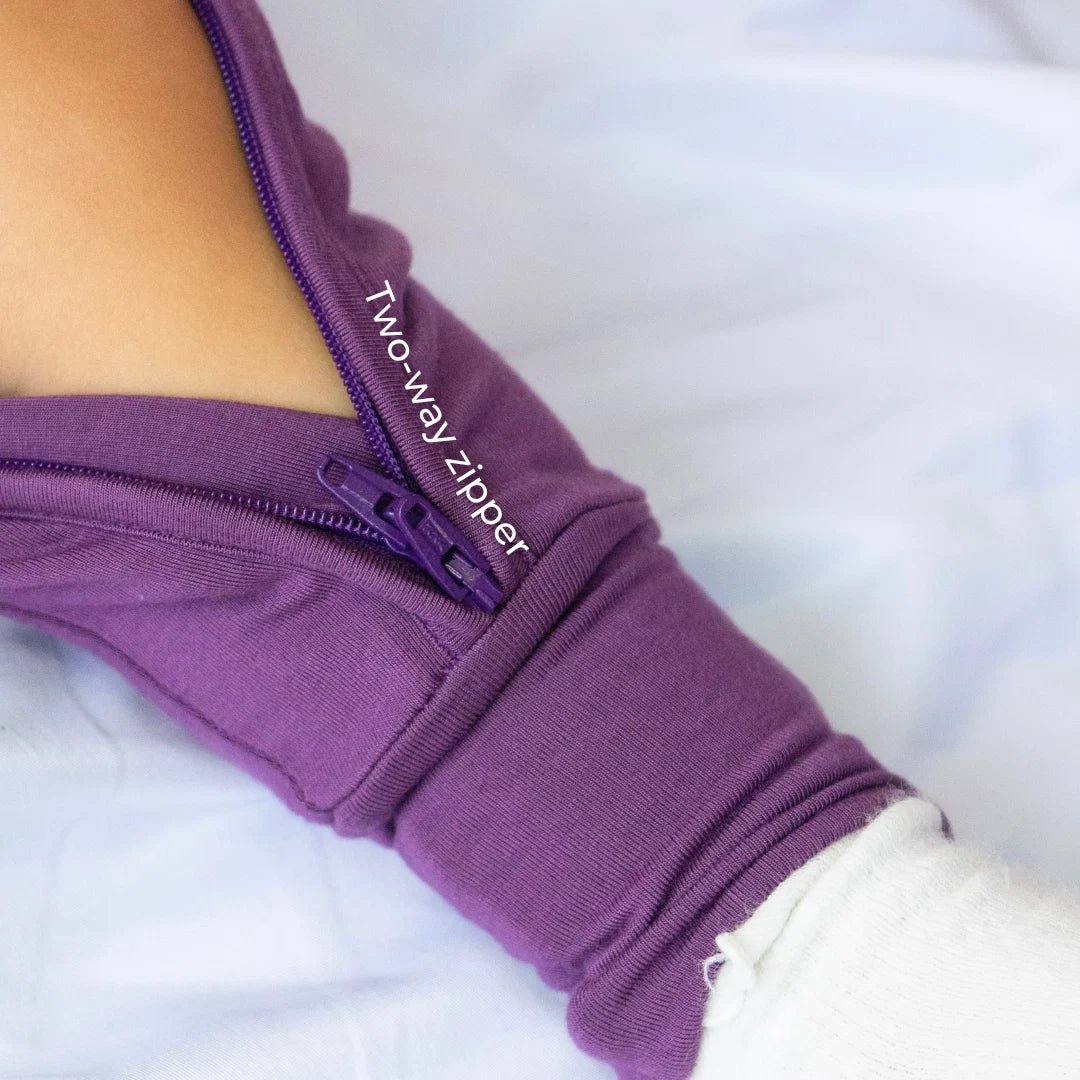 Footless Sleeper - Deep Plum