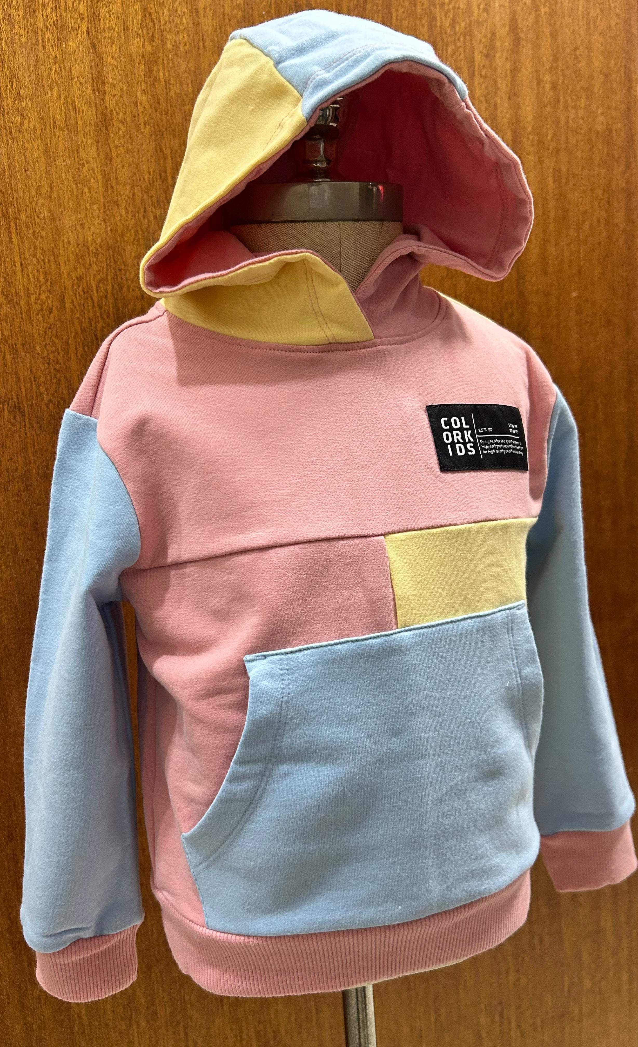Cotton Candy Colourblock Hoodie