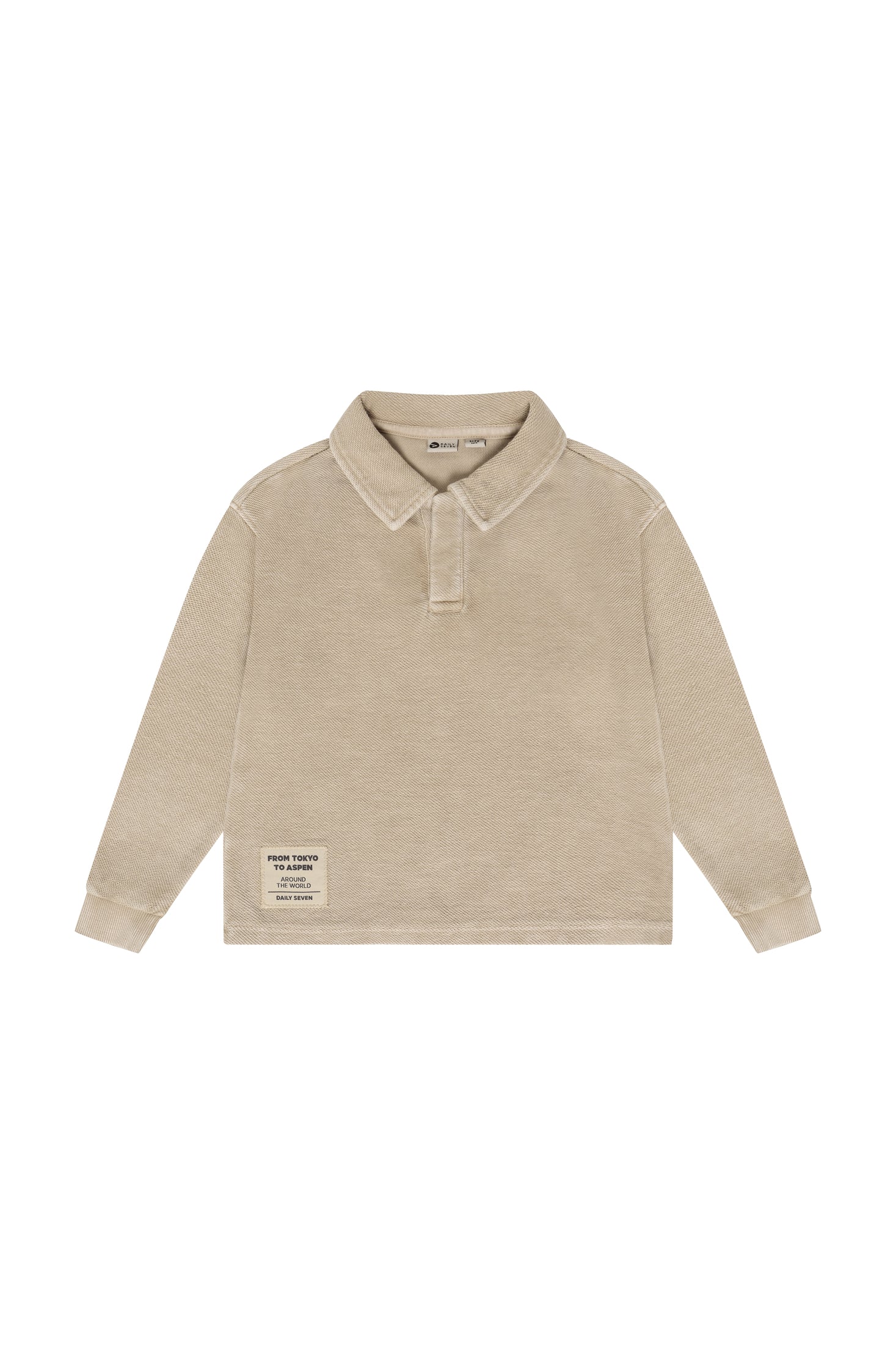 Oatmeal Polo Crewneck